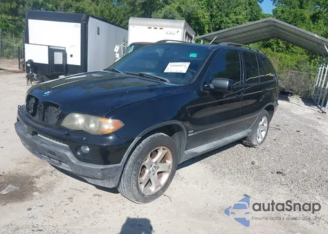 2004 BMW X5 3.0I z USA, uszkodzony, nr VIN 5UXFA13574LU26257